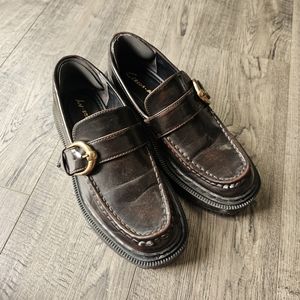 Sam Edelman Circus Everly Loafers UO Exclusive Daek Brown US 7 Like New with Box